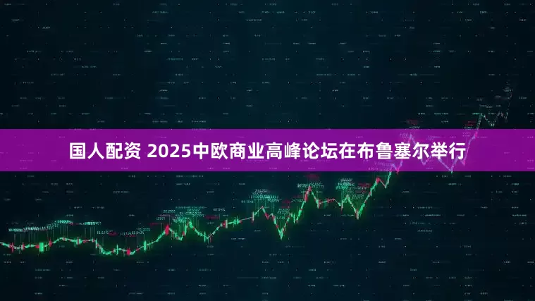 国人配资 2025中欧商业高峰论坛在布鲁塞尔举行